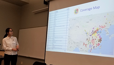 Presenting the Provincial Coverage Progress with the Coverage Map of the CCVG Data project.